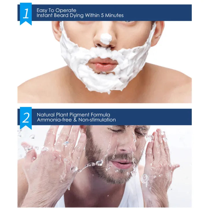 MOKERU Hair & Beard Color For Man ( BUY 1 GET 1 FREE )