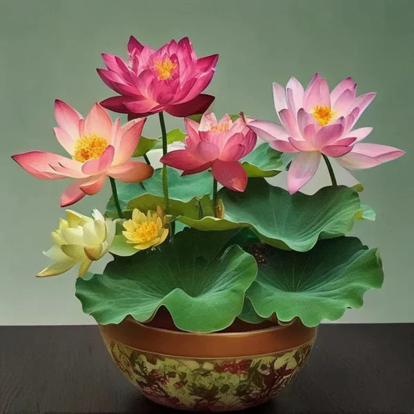 Premium Japanese Bonsai Lotus Seeds - High Fragrance (Buy 25 Get 75 Free🔥🔥)