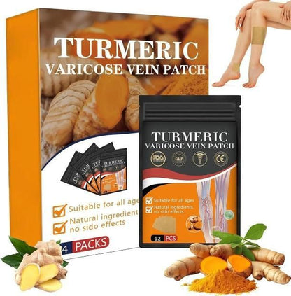 Turmeric Vein Patches for Varicose Relief (Buy 10 Get 10 Free🔥🔥)