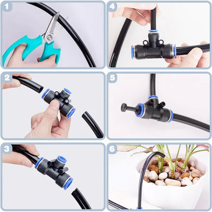 🔥Last day 50% off✨🌱360° curved garden automatic watering system