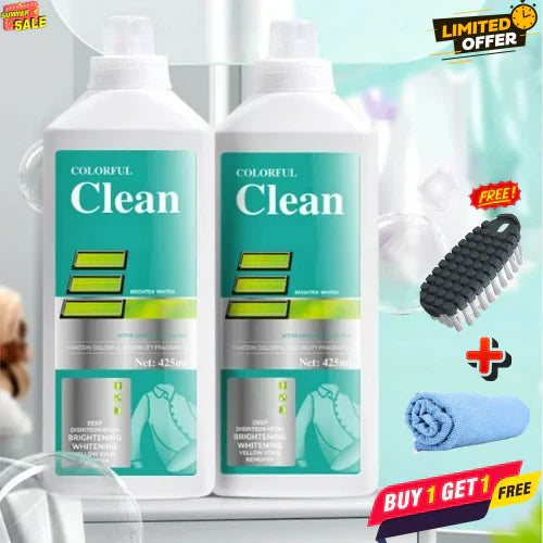 8 in 1 Colour Bleach Laundry Detergent Stain Remover ( BUY 1 GET 1 FREE 🔥🔥)