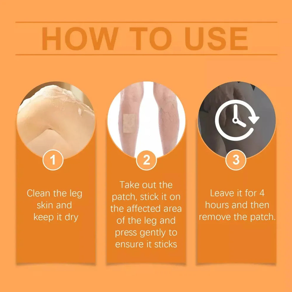 Turmeric Vein Patches for Varicose Relief (Buy 10 Get 10 Free🔥🔥)