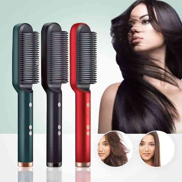 Professional Electric Hair Straightener Comb Brush
