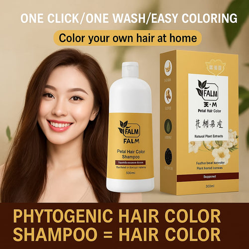 2025 Japanese Petal Rose Hair Dye Shampoo (Buy 1 Get 1 Free 🔥)