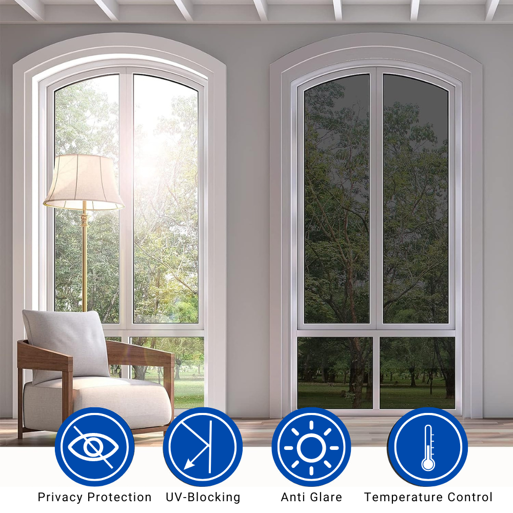 SecureView™ Self Adhesive One Way Privacy Film for Glass Doors (30x300Cm)