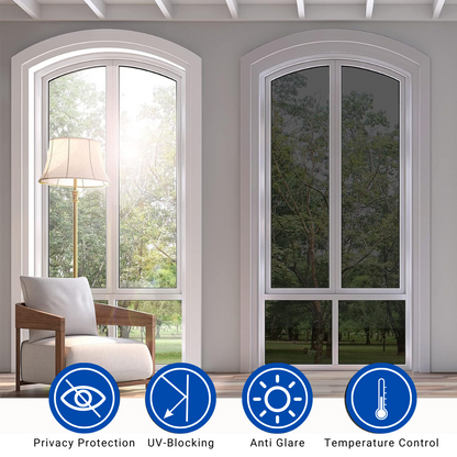SecureView™ Self Adhesive One Way Privacy Film for Glass Doors (30x300Cm)