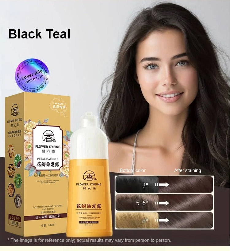 2025 Japanese Petal Rose Hair Dye Shampoo (Buy 1 Get 1 Free 🔥)