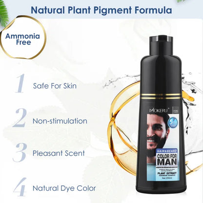 MOKERU Hair & Beard Color For Man ( BUY 1 GET 1 FREE )