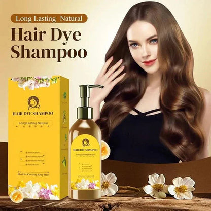 Japanese Long Lasting Natural Hair Dye Shampoo (Buy 1 Get 3 Free)