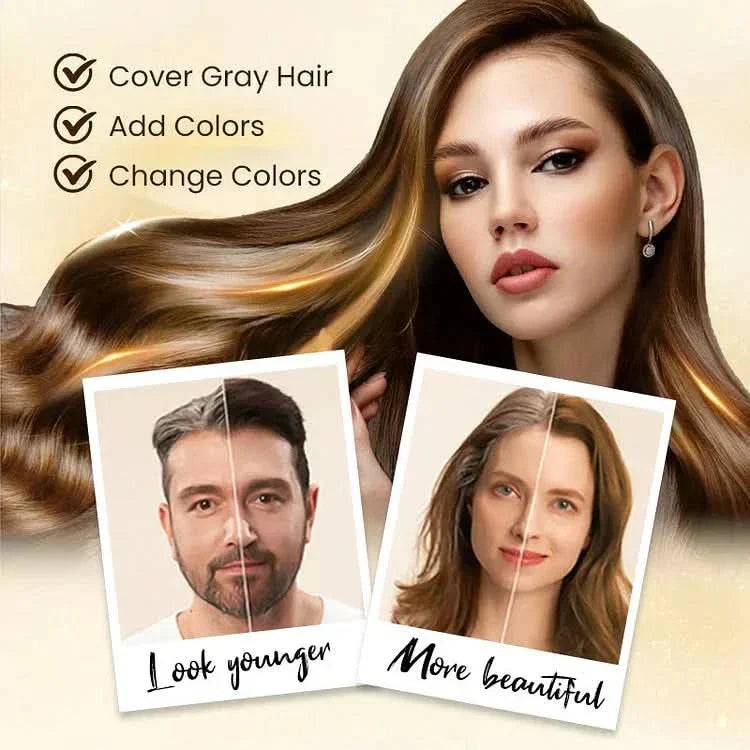 Japanese Long Lasting Natural Hair Dye Shampoo (Buy 1 Get 3 Free)