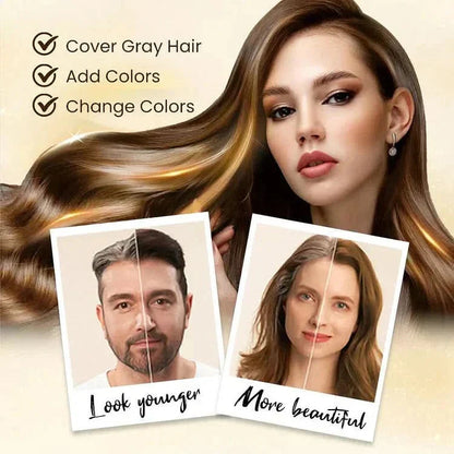 Japanese Long Lasting Natural Hair Dye Shampoo (Buy 1 Get 3 Free)